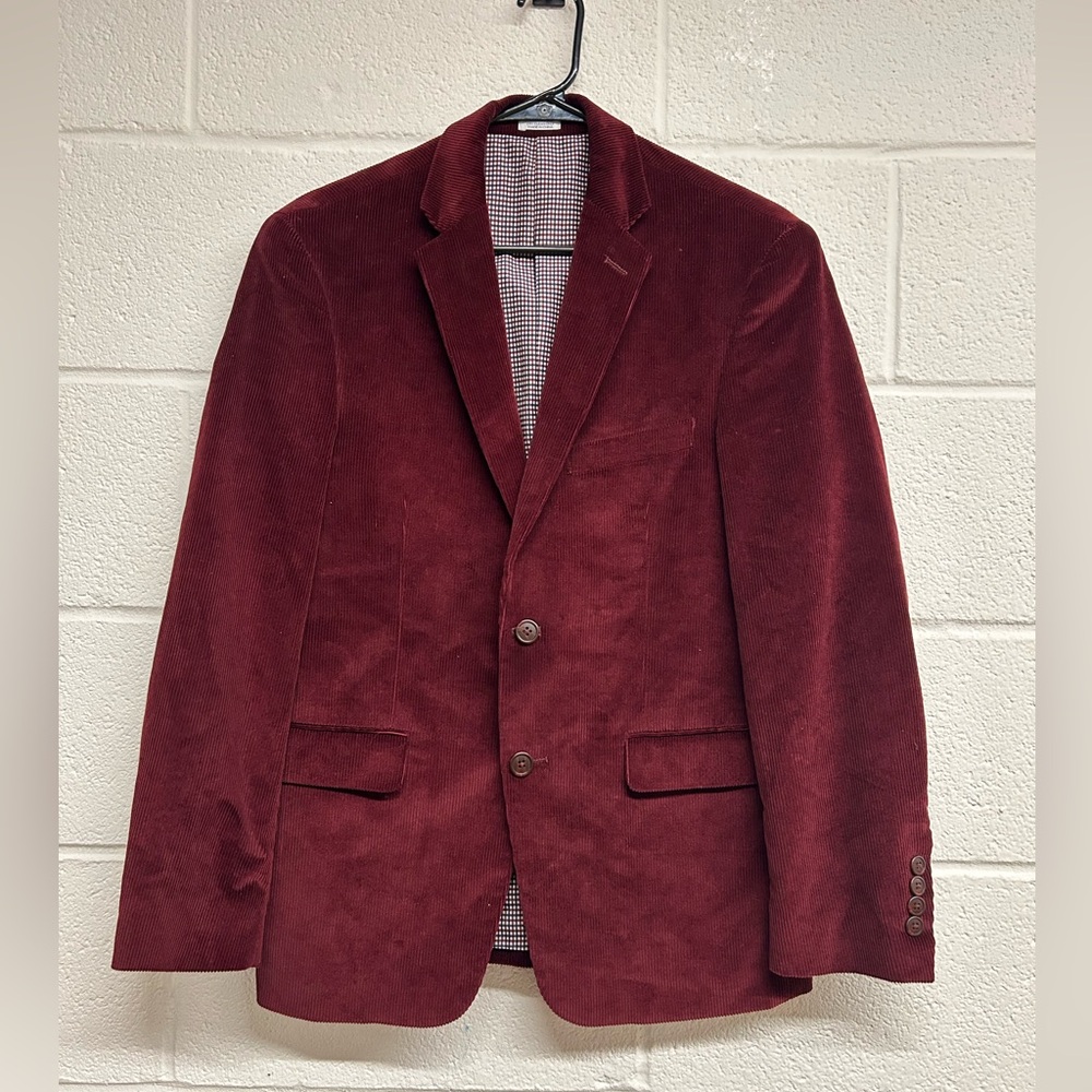 Saddlebred Heritage Corduroy Quiet Luxury Cotton Casual Sport Coat Blazer 36S